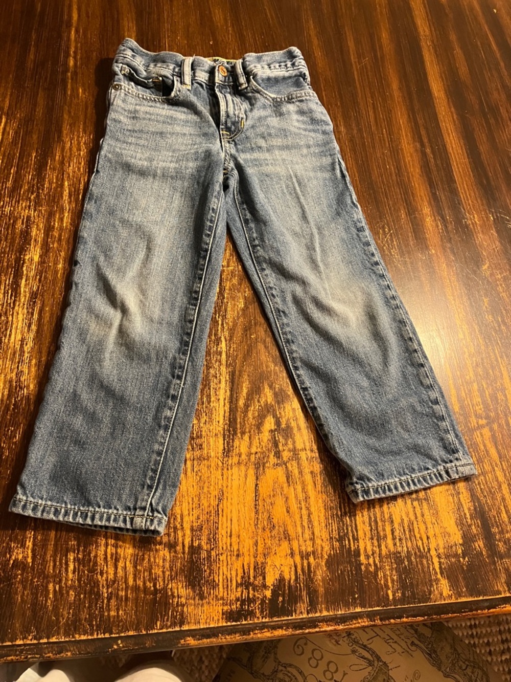 Kids Blue Denim Jeans - Classic Straight Fit
